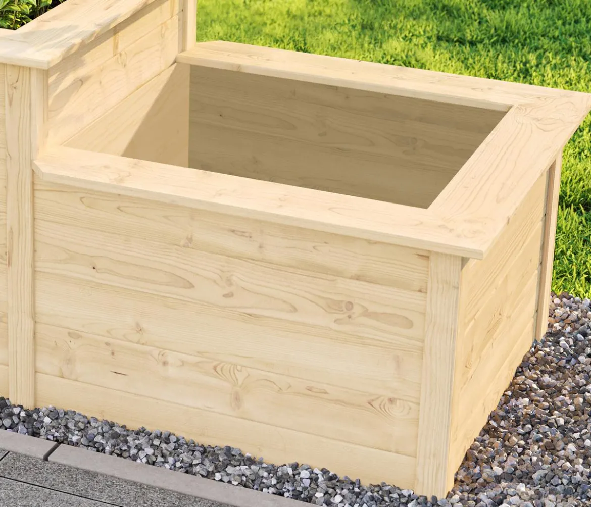 Weka Holz-Stufenhochbeet 669, ca. B218/H81/T82 cm