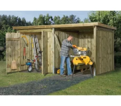 Weka Lagerhaus 607 Variante 2, ca. B408/H214/T318 cm