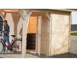 Weka Lagerraum wekaLine für Carports Gr. 2, ca. B294/H203/T205 cm