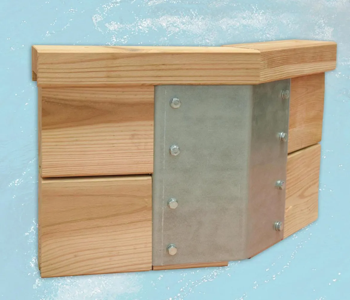 Weka Massivholzpool 595 Gr. 2, ca. B650/H201/T490 cm, Folie Sand