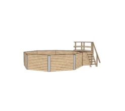 Weka Massivholzpool-Set 593 B Gr. 2