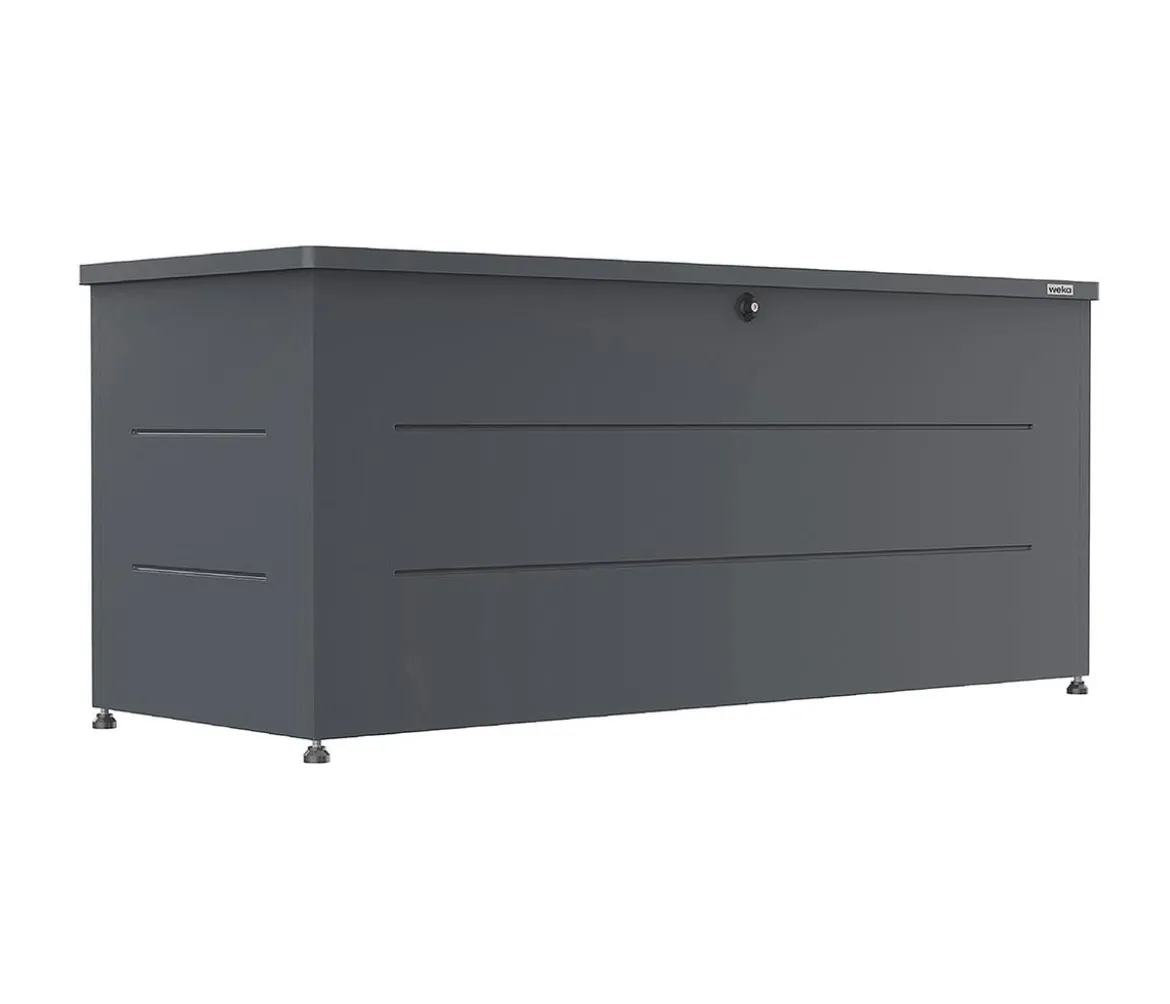 Weka Metall-Terrassenbox Gary, 700 Liter, ca. B180/H79/T70 cm