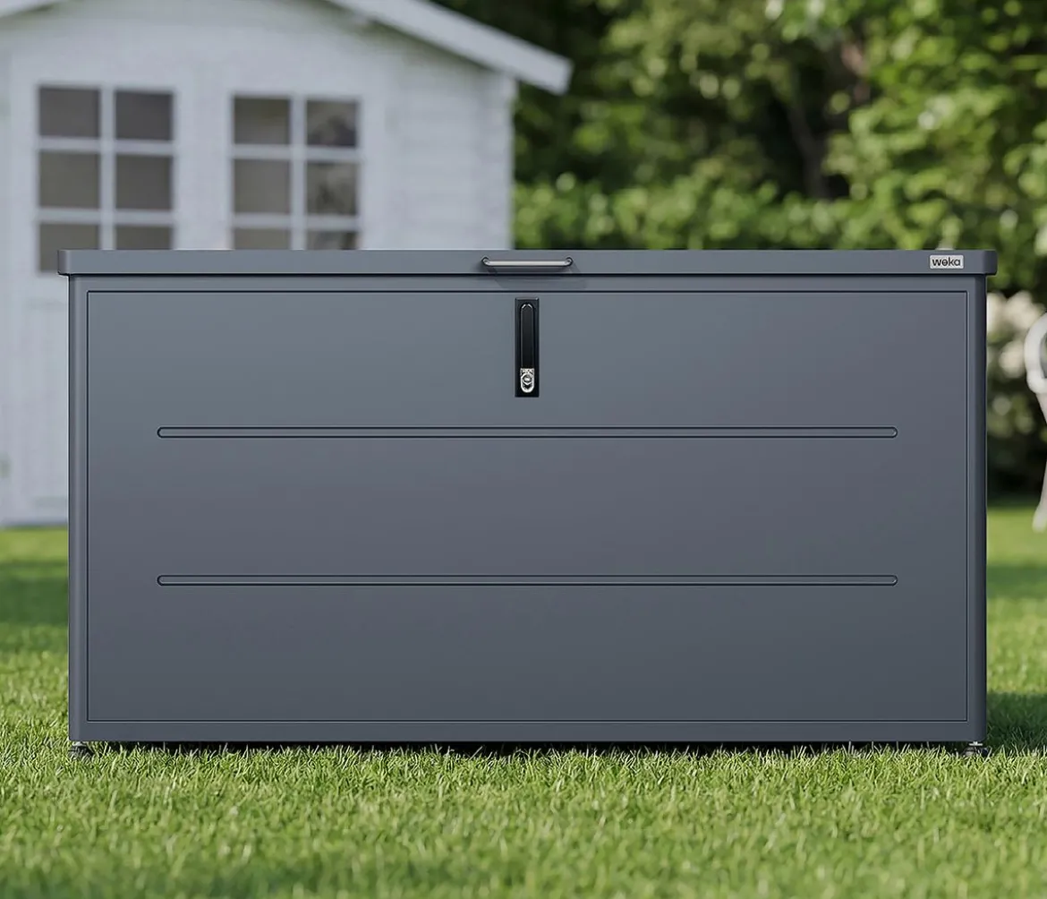Weka Metall-Terrassenbox Gary, 460 Liter, ca. B135,6/H74,5/T66,2 cm