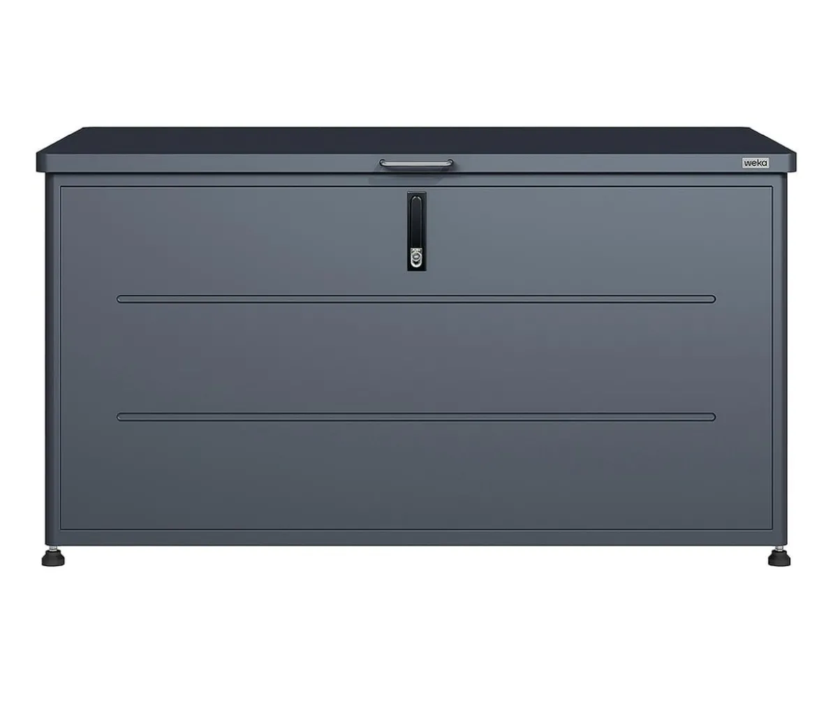 Weka Metall-Terrassenbox Gary, 460 Liter, ca. B135,6/H74,5/T66,2 cm