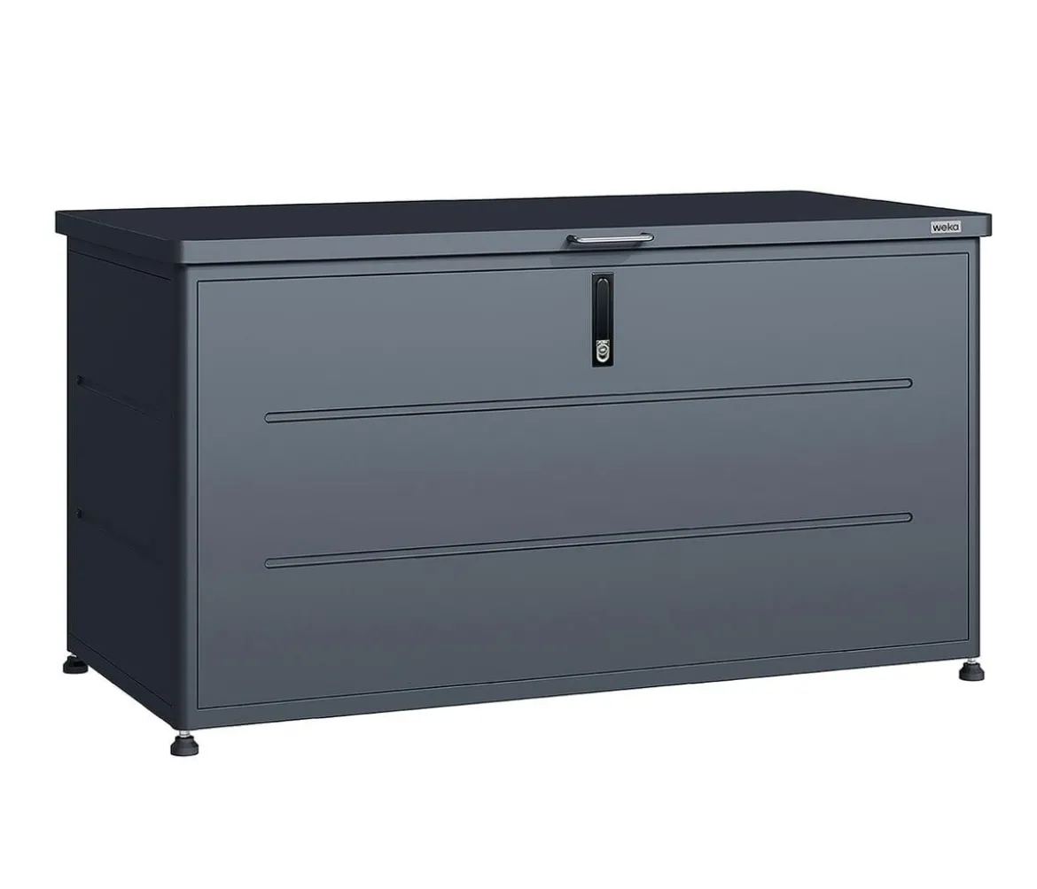 Weka Metall-Terrassenbox Gary, 460 Liter, ca. B135,6/H74,5/T66,2 cm