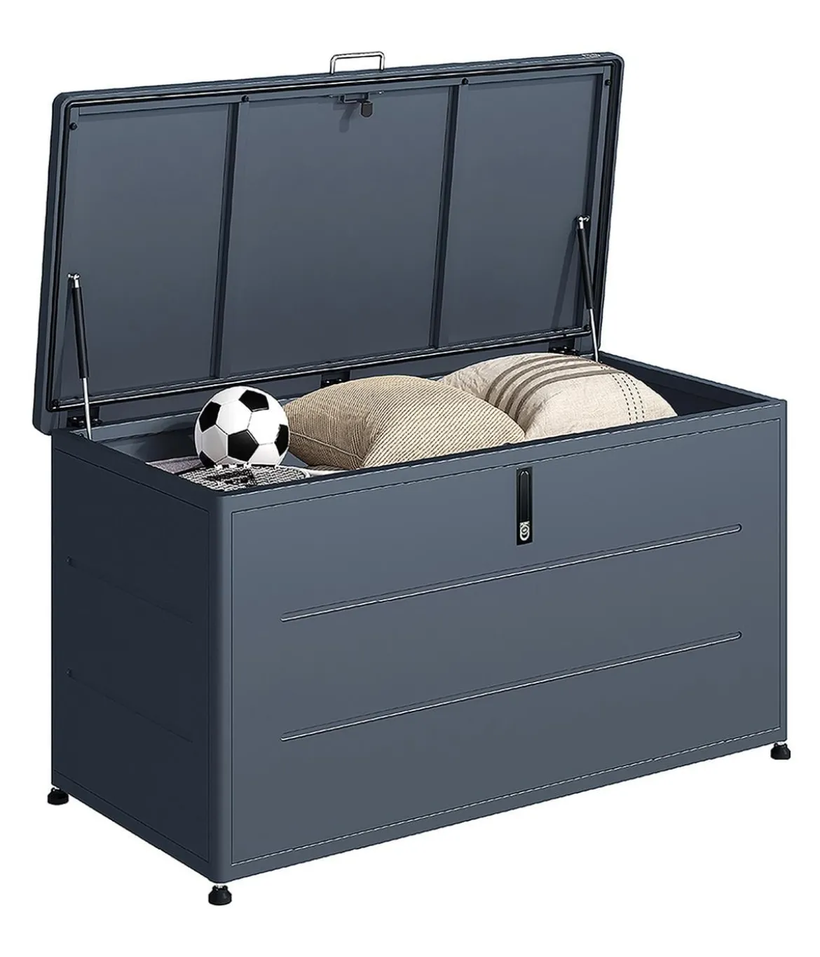 Weka Metall-Terrassenbox Gary, 460 Liter, ca. B135,6/H74,5/T66,2 cm