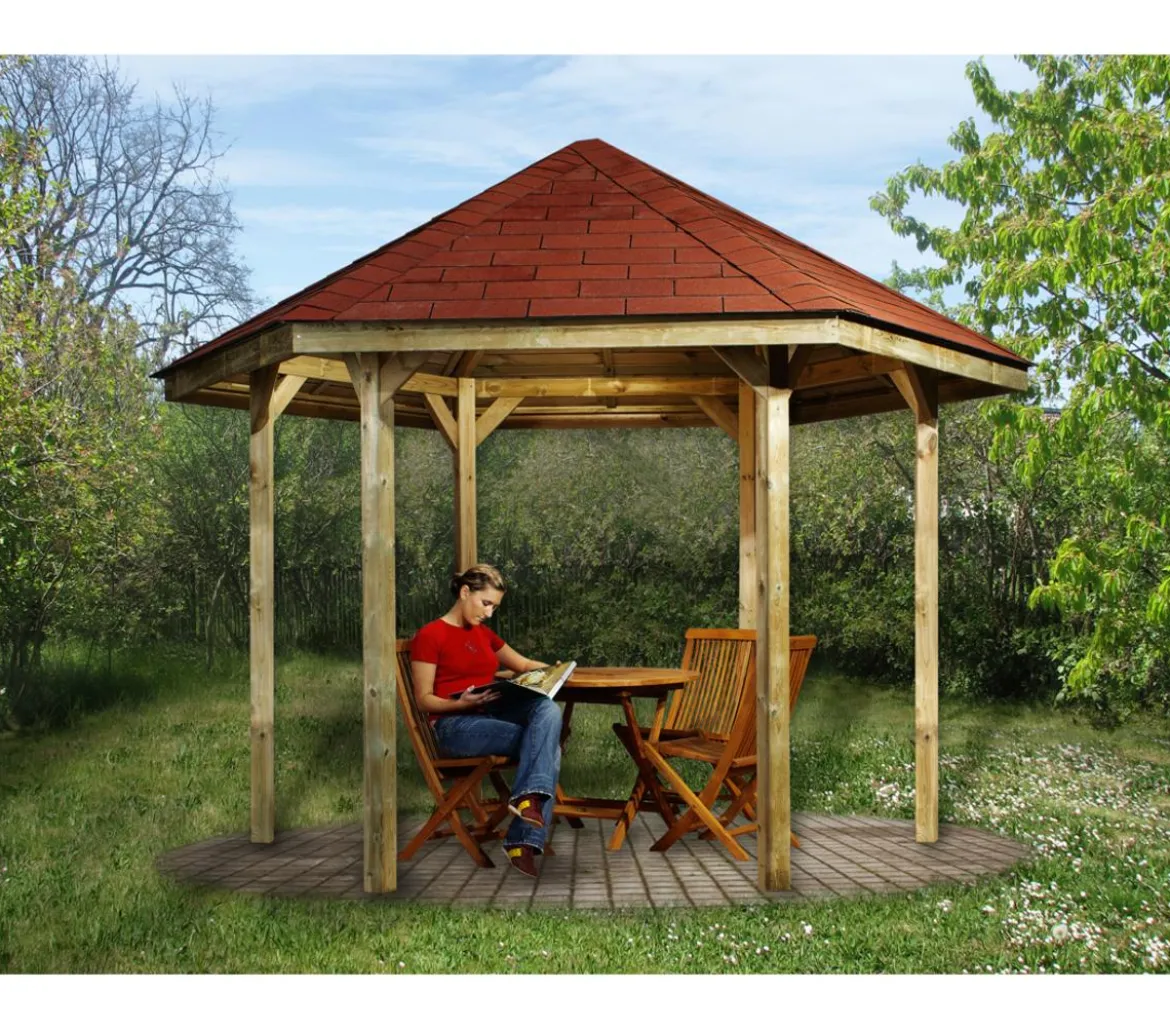 Weka Pavillon 656 inkl. Dachschindeln