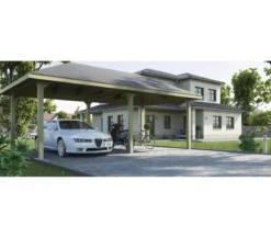Weka Premium-Carport 651 Gr. 3, ca. B778/H316/T433 cm