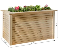 Weka Profi-Hochbeet 669, ca. B131/H81/T91 cm