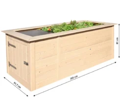 Weka Profi-Hochbeet 669 C, ca. B205/H81/T91,7 cm