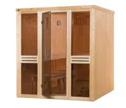 Weka Sauna Kaarina mit Glastür