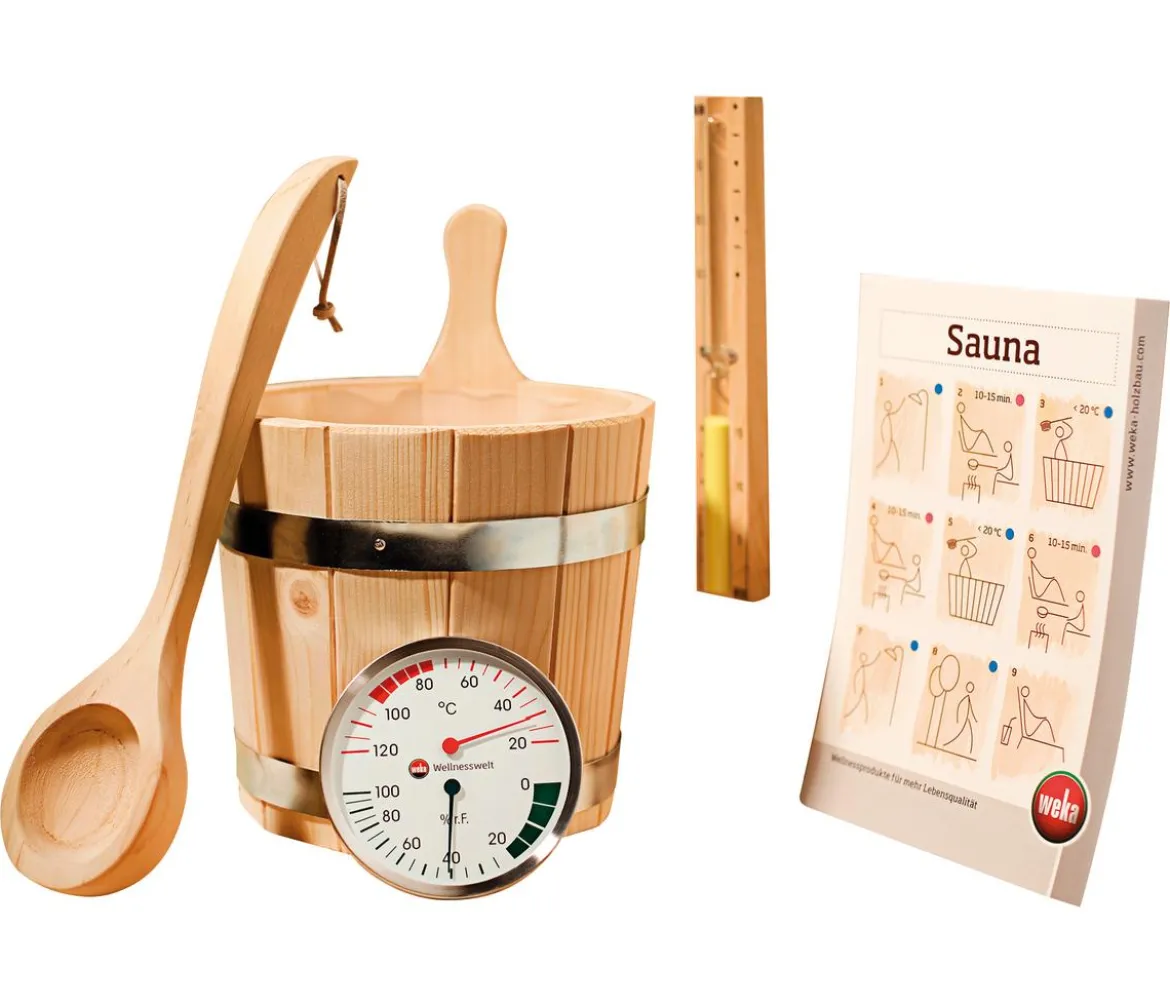 Weka Sauna Premium-Zubehör-Set, 5-teilig