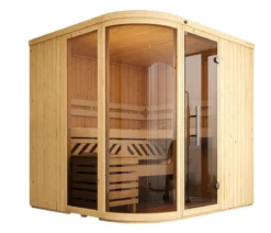 Weka Sauna Sara mit Glastür und Fenster, inkl. Ofen