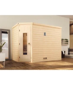 Weka Sauna Turku mit Holztür, ca. B248/H205/T198 cm