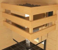 Weka Sauna Valida mit Glastür