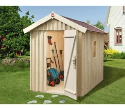 Weka Schwedenhaus Gr. 1, ca. B200/H220/T208 cm