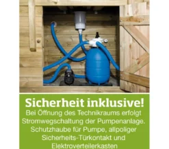 Weka Schwimmbad 594 A, inkl. Technikraum und Holztreppe