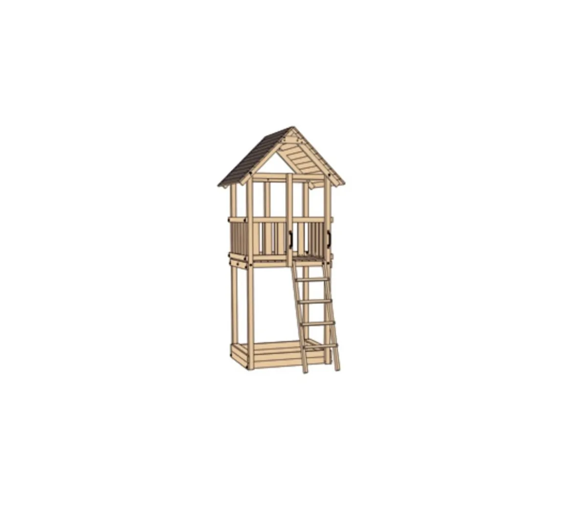 Weka Tabaluga Drachenturm inkl. Sandkasten, ca. B150/H331/T165 cm