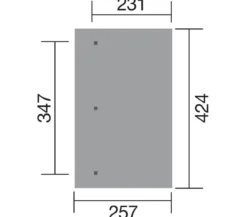 Weka Terrassenüberdachung 671