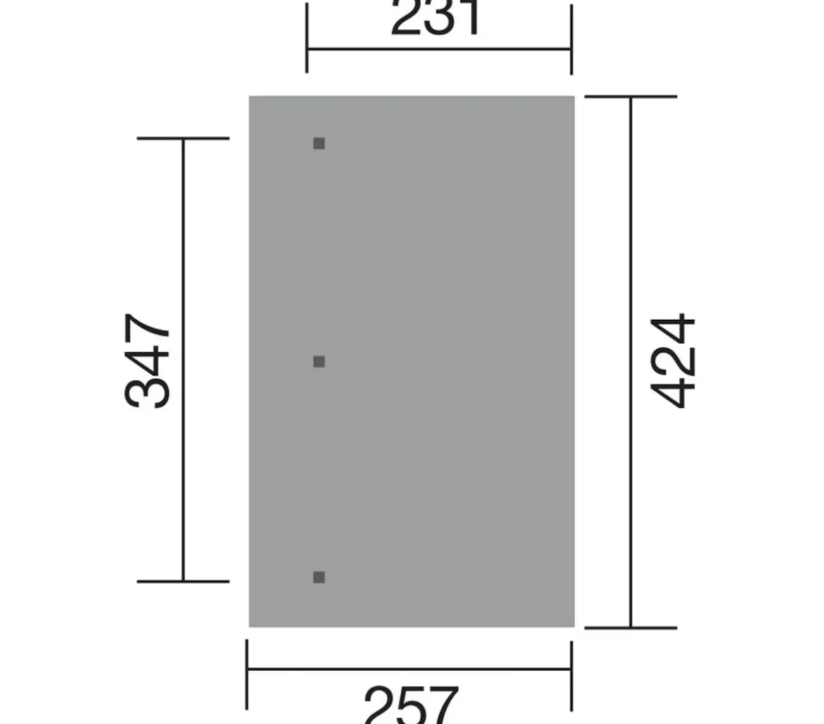 Weka Terrassenüberdachung 671