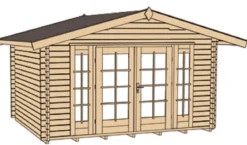 Weka Weekendhaus 137 Gr. 2, ca. B460/H265/T454 cm