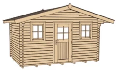 Weka Weekendhaus 138 Gr. 1, ca. B450/H299/T374 cm