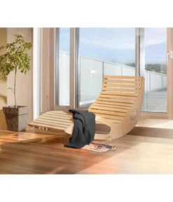 Weka Wellnessliege inkl. Saunatuch