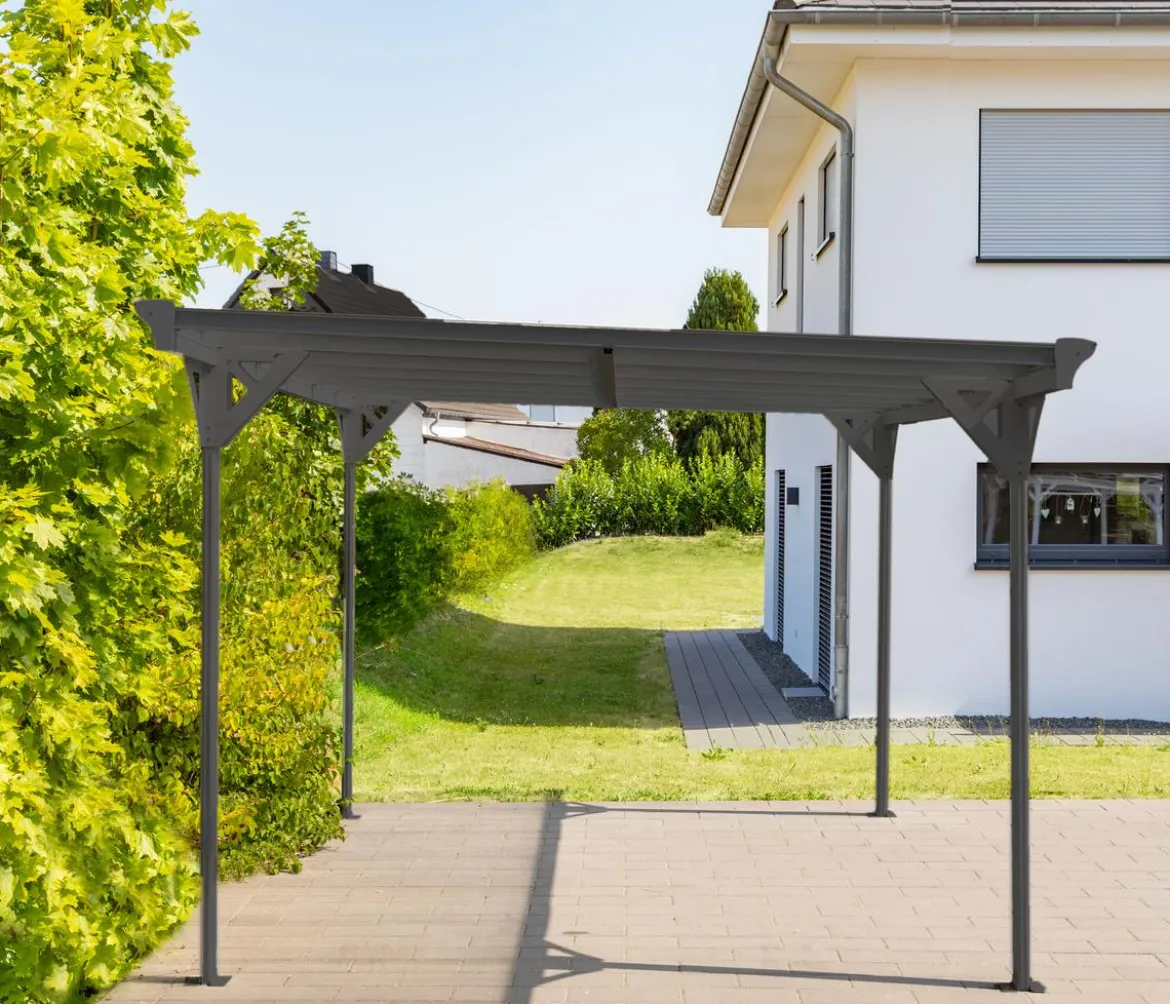 Westmann Aluminium-Carport Helsinki, ca. B305/H232/T503 cm