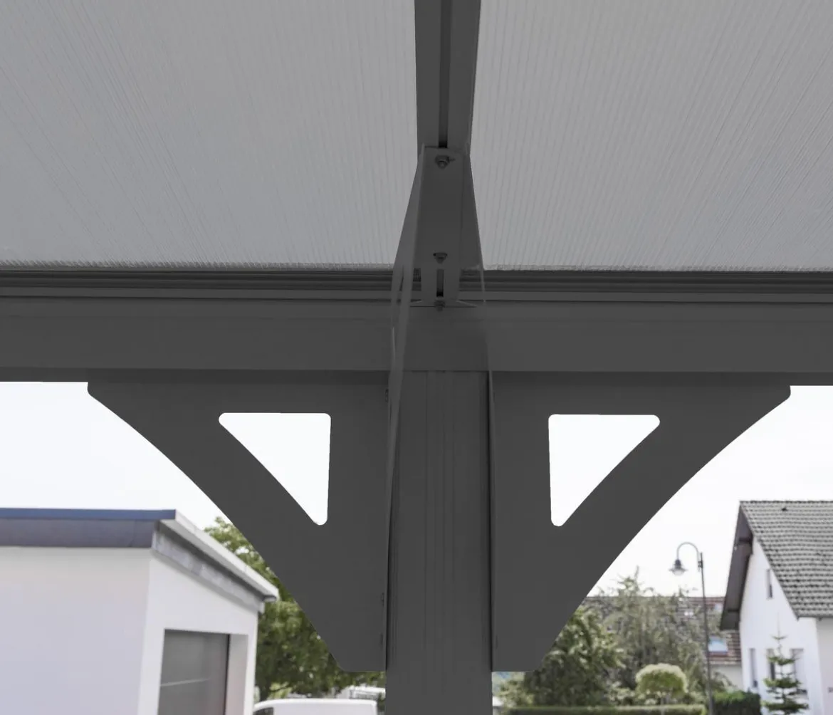 Westmann Aluminium-Carport Helsinki, ca. B305/H232/T503 cm