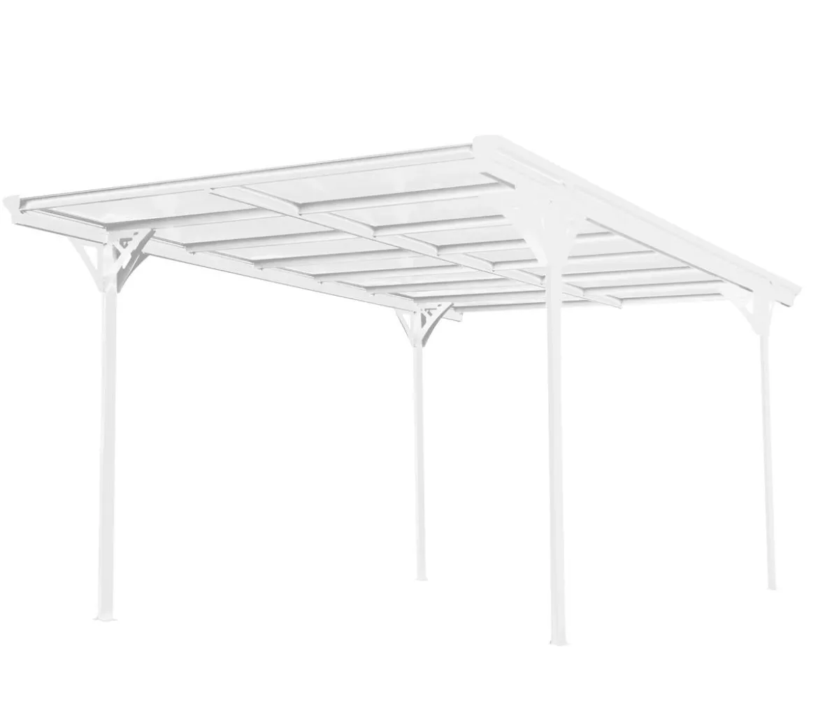 Westmann Aluminium-Carport Helsinki, ca. B305/H232/T503 cm