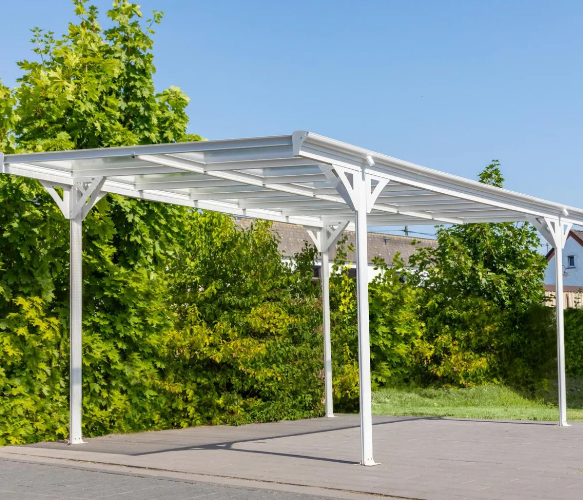 Westmann Aluminium-Carport Helsinki, ca. B305/H232/T503 cm
