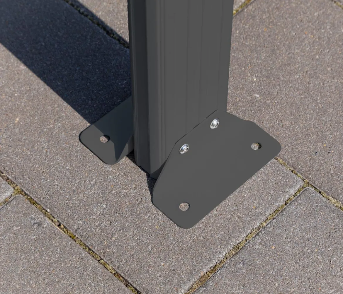 Westmann Aluminium-Carport Helsinki, ca. B305/H232/T503 cm