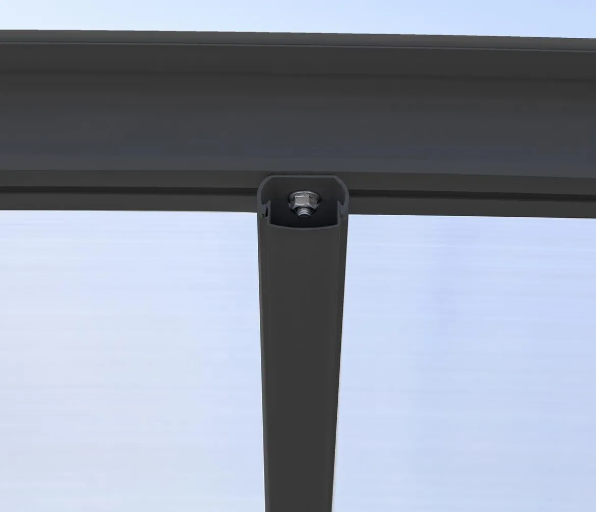Westmann Aluminium-Carport Helsinki, ca. B305/H232/T503 cm