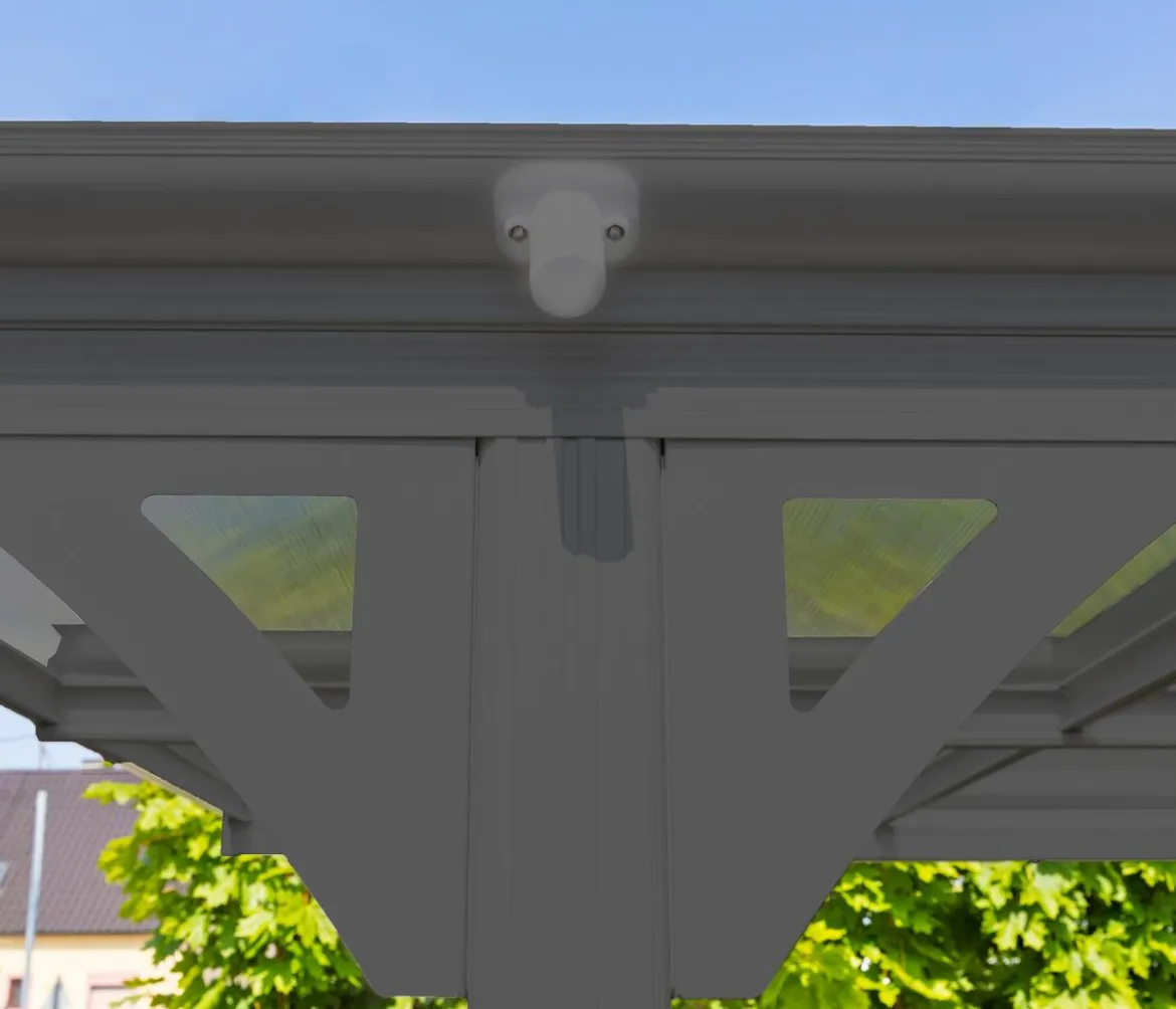 Westmann Aluminium-Carport Helsinki, ca. B305/H232/T503 cm