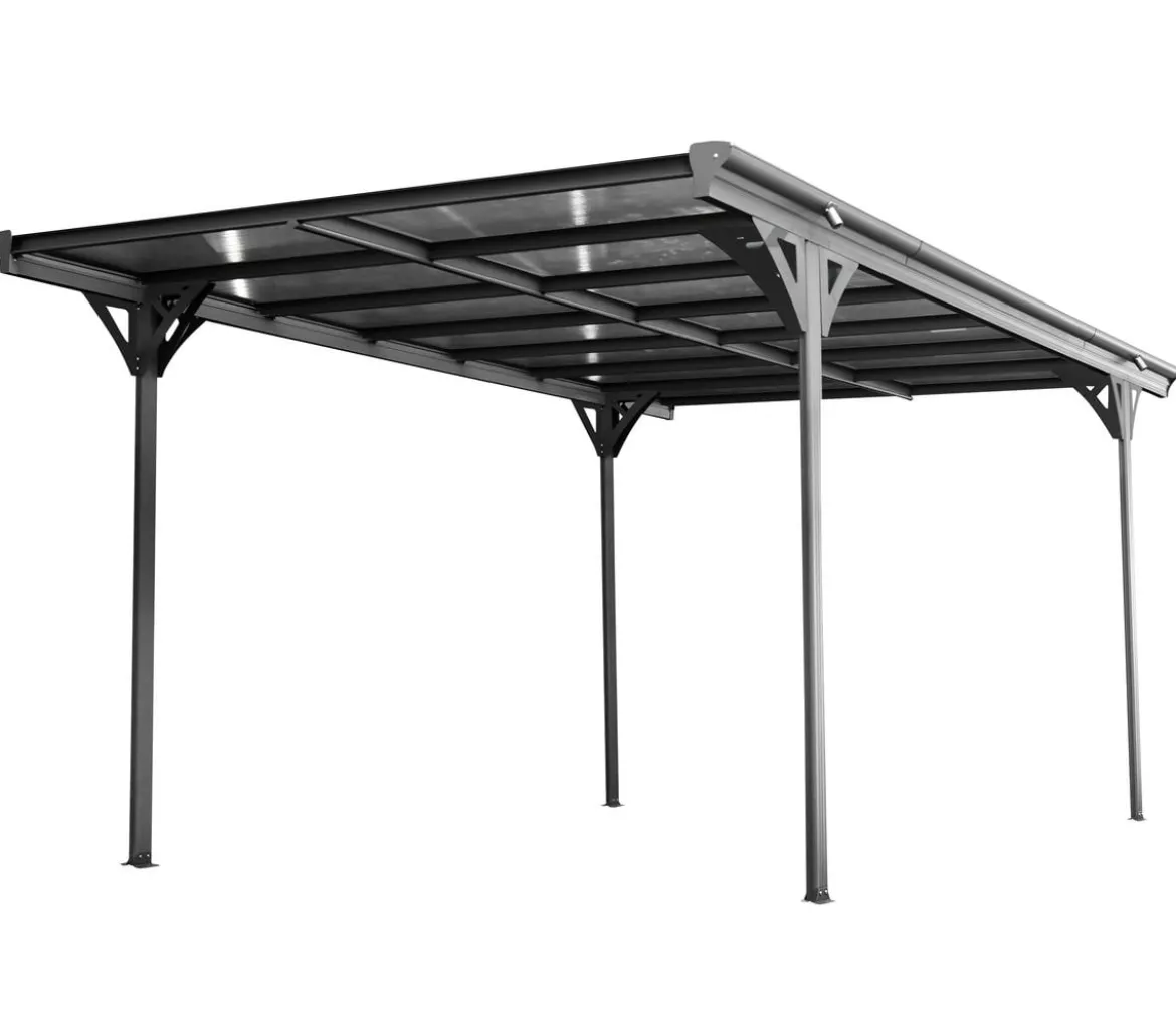 Westmann Aluminium-Carport Helsinki, ca. B305/H232/T503 cm