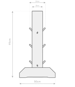 Westmann Kräuterregal Viktoria, ca. B80/H95/T50 cm
