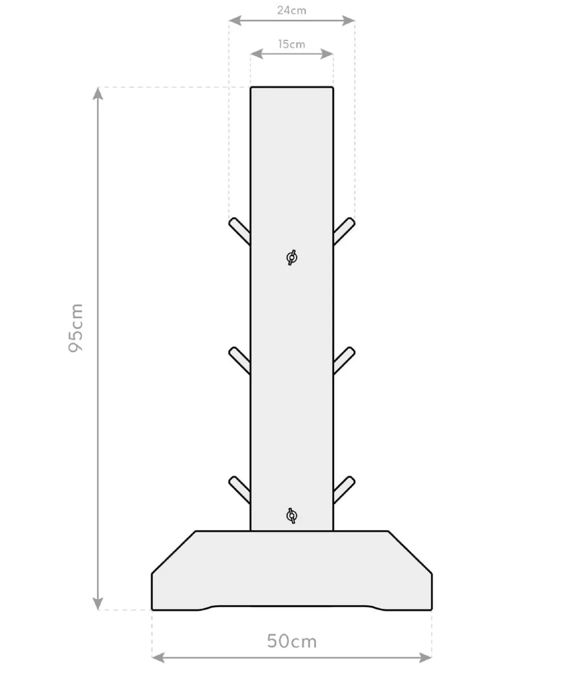 Westmann Kräuterregal Viktoria, ca. B80/H95/T50 cm