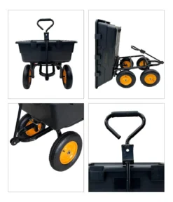 Westmann Kunststoff-Gartenwagen mit Kippfunktion Prakta L