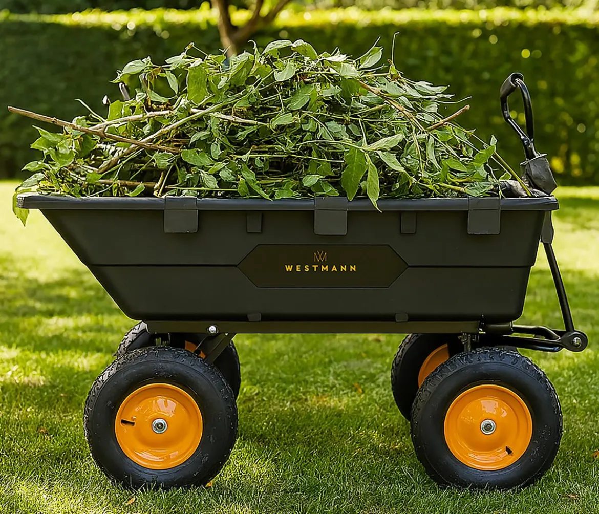 Westmann Kunststoff-Gartenwagen mit Kippfunktion Prakta L