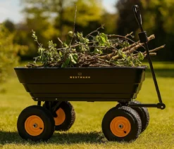 Westmann Kunststoff-Gartenwagen mit Kippfunktion Prakta M