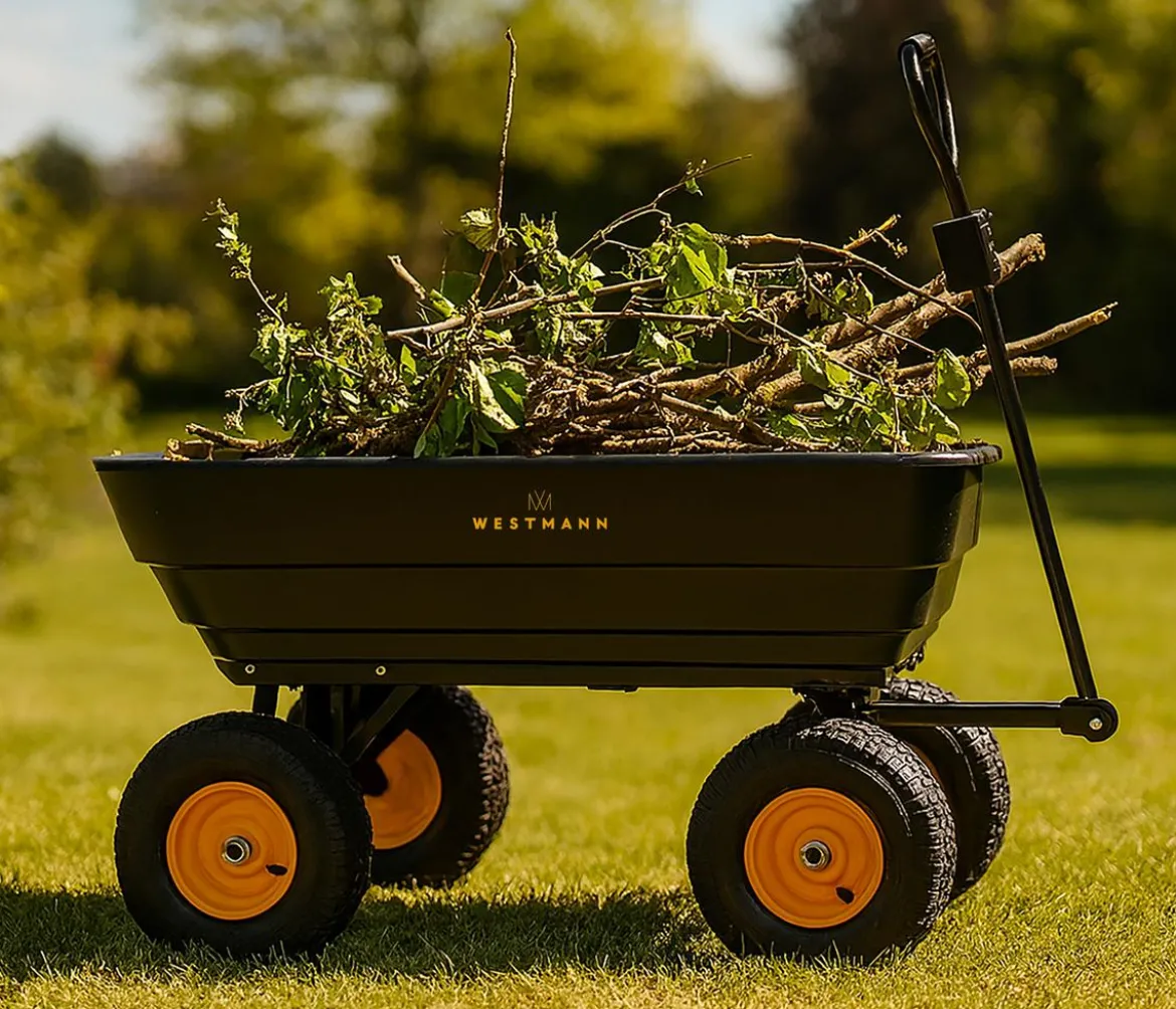 Westmann Kunststoff-Gartenwagen mit Kippfunktion Prakta M