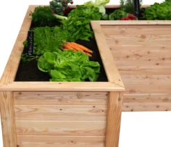 Westmann Lärchenholz-Hochbeet Klassik L, ca. B170,5/H84/T170,5 cm