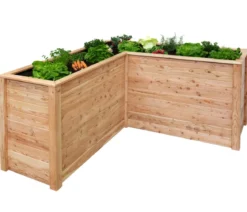 Westmann Lärchenholz-Hochbeet Klassik L, ca. B170,5/H84/T170,5 cm