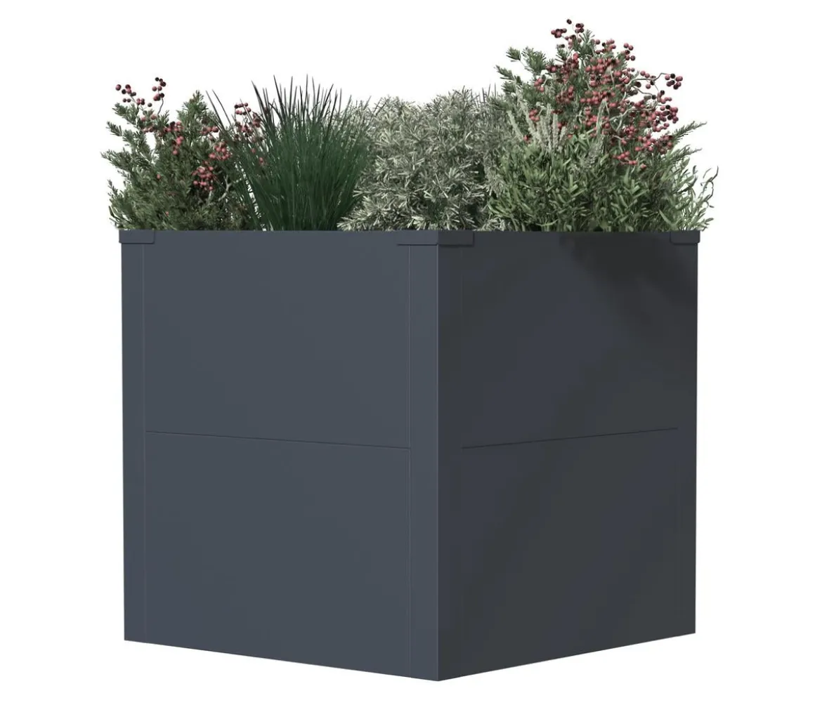 Westmann Metall-Pflanzkasten Talus, anthrazit