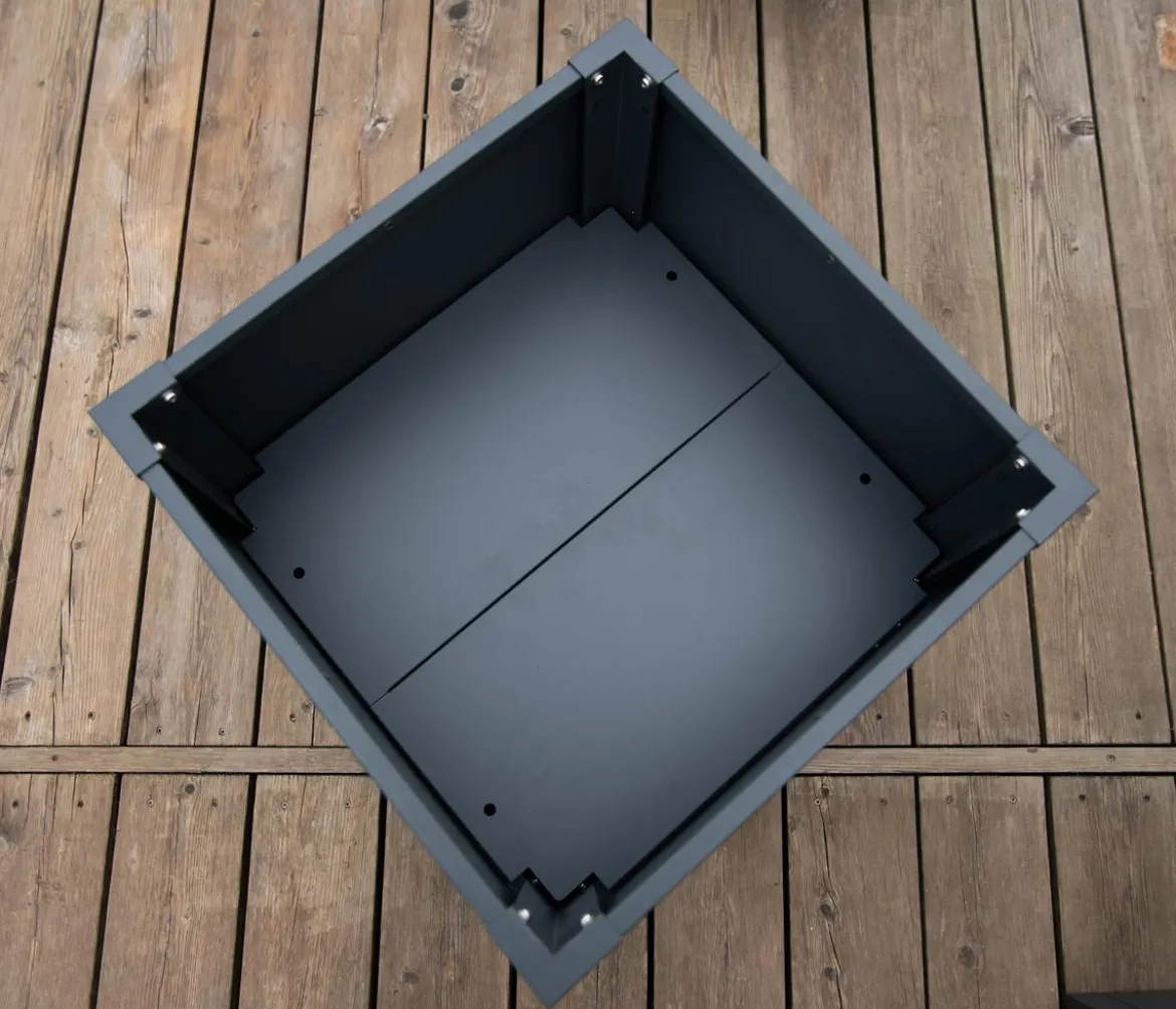 Westmann Metall-Pflanzkasten Talus, anthrazit