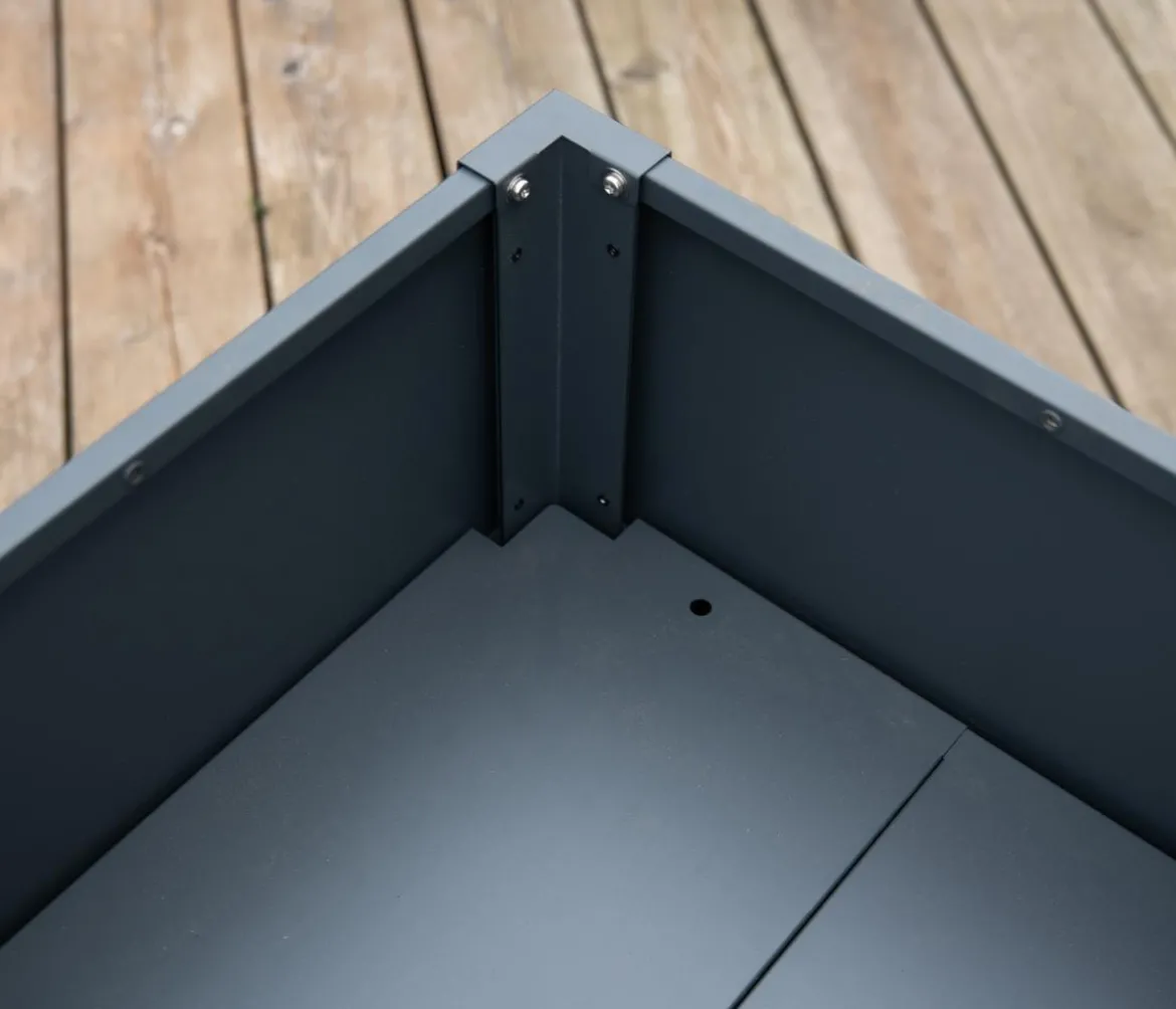 Westmann Metall-Pflanzkasten Talus, anthrazit