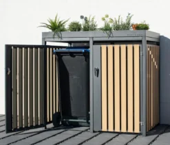 Westmann Mülltonnenbox 240 l, ca. B134/H125/T84 cm