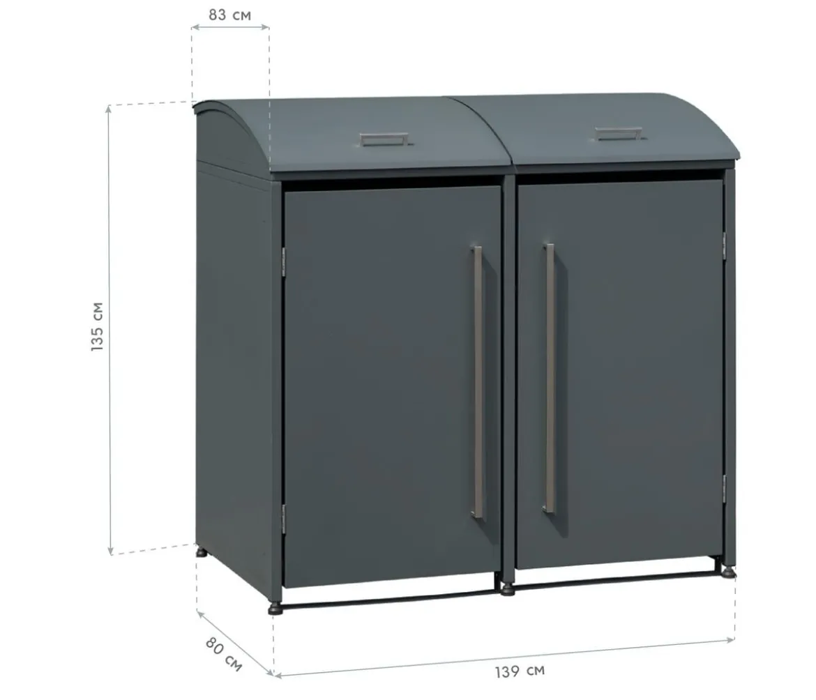 Westmann Mülltonnenverkleidung Moderna