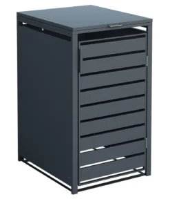 Westmann Mülltonnenverkleidung Kubus 1er Box, ca. B68/H116/T80 cm