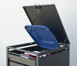 Westmann Mülltonnenverkleidung Kubus 1er Box, ca. B68/H116/T80 cm
